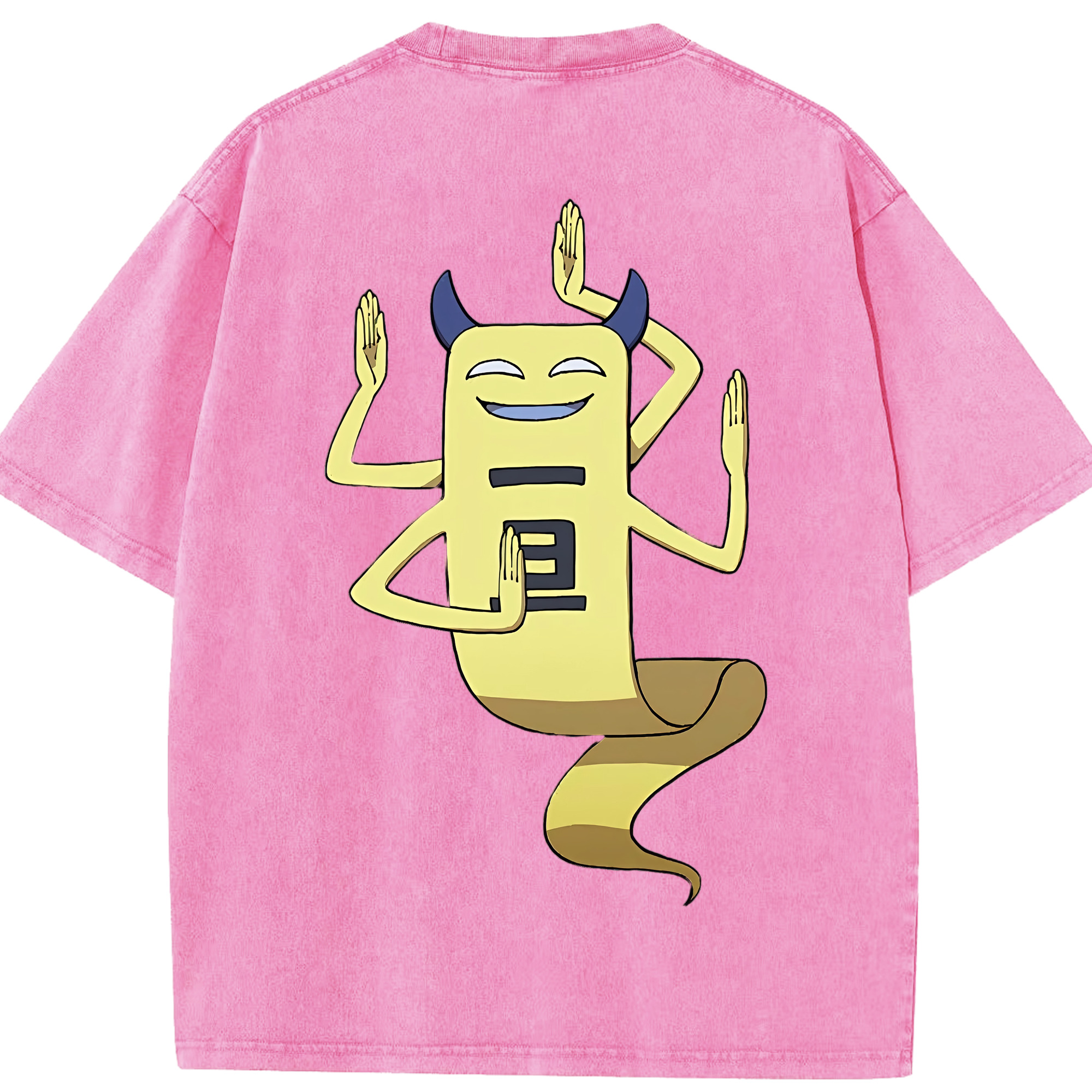 （画像用） 妖怪ウォッチ Yo-kai Watch 綿100% ヴィンテージ風 半袖Tシャツ（背面プリント）